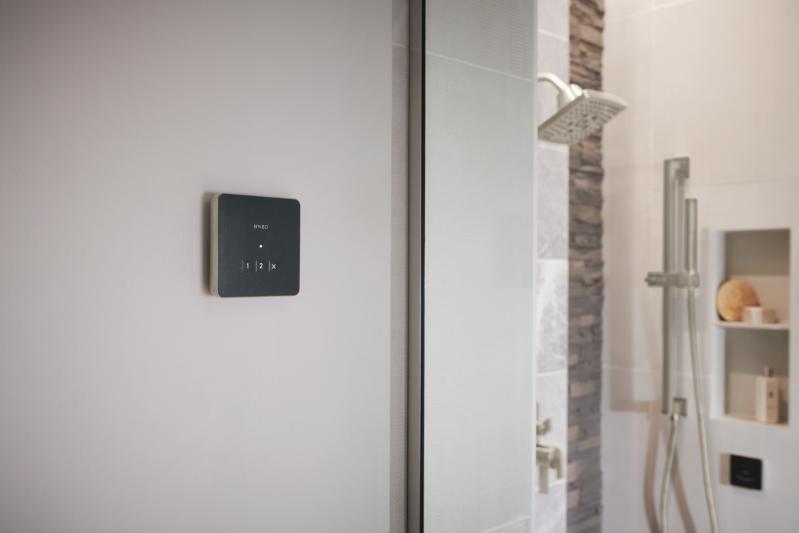 BRIZO Other Elemental Square Exterior Control — Lumicoat® Luxe Nickel
