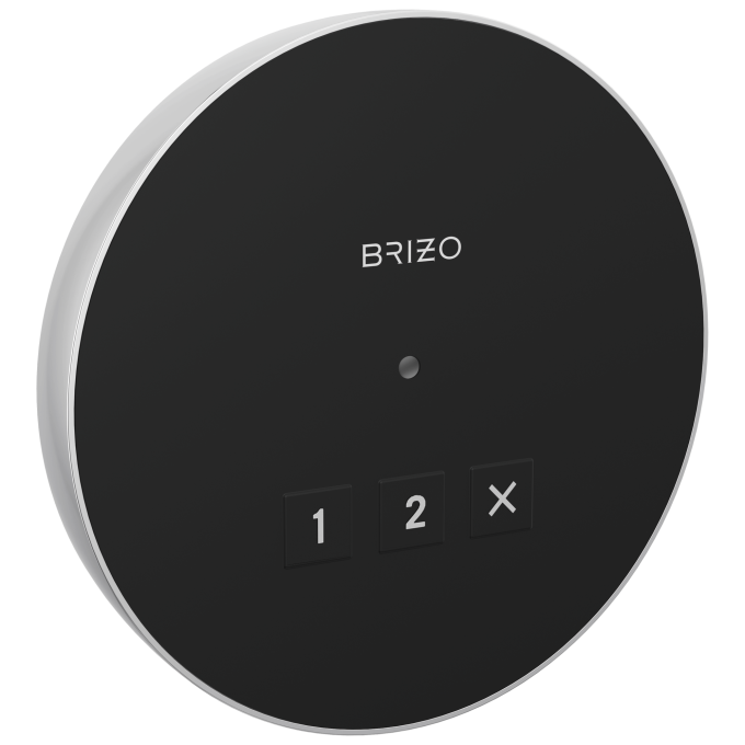 BRIZO Other Elemental Round Exterior Control — Lumicoat® Chrome