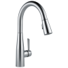 DELTA Essa Single Handle Pull-Down Kitchen Faucet — Arctic Stainless