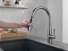 DELTA Essa Single Handle Pull-Down Kitchen Faucet — Arctic Stainless