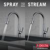 DELTA Essa Single Handle Pull-Down Kitchen Faucet — Arctic Stainless