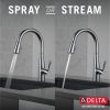 DELTA Essa Single Handle Pull-Down Kitchen Faucet — Arctic Stainless
