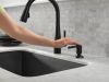 DELTA Essa Single Handle Pull-Down Kitchen Faucet — Matte Black
