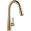 DELTA Essa Single Handle Pull-Down Kitchen Faucet — Champagne Bronze