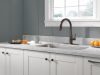 DELTA Essa Single Handle Pull-Down Kitchen Faucet — Venetian Bronze