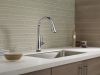 DELTA Essa Single Handle Pull-Down Kitchen Faucet with Touch2O Technology — Chrome
