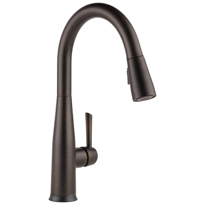 DELTA Essa Single Handle Pull-Down Kitchen Faucet with Touch2O Technology — Venetian Bronze