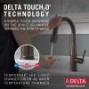 DELTA Essa Single Handle Pull-Down Kitchen Faucet with Touch2O Technology — Venetian Bronze