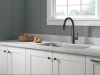 DELTA Essa Single Handle Pull-Down Kitchen Faucet with Touch2O Technology — Venetian Bronze