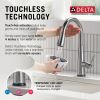 DELTA Essa Touch2O Technology Kitchen Faucet with Touchless Technology — Arctic Stainless