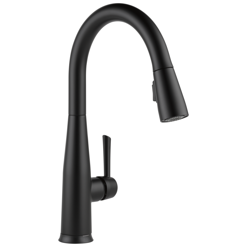 DELTA Essa Touch2O Technology Kitchen Faucet with Touchless Technology — Matte Black