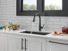 DELTA Essa Touch2O Technology Kitchen Faucet with Touchless Technology — Matte Black