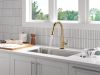 DELTA Essa Touch2O Technology Kitchen Faucet with Touchless Technology — Champagne Bronze