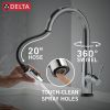 DELTA Essa Touch2O Technology Kitchen Faucet with Touchless Technology — Chrome