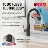 DELTA Essa Touch2O Technology Kitchen Faucet with Touchless Technology — Venetian Bronze