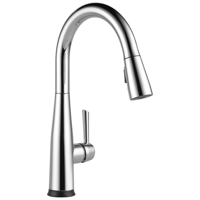 DELTA Essa VoiceIQ Single Handle Pull-Down Faucet with Touch2O Technology — Chrome