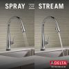 DELTA Essa VoiceIQ Single Handle Pull-Down Faucet with Touch2O Technology — Chrome