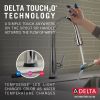 DELTA Essa VoiceIQ Single Handle Pull-Down Faucet with Touch2O Technology — Chrome