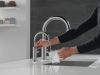 DELTA Other Contemporary Round Instant Hot Water Dispenser — Arctic Stainless
