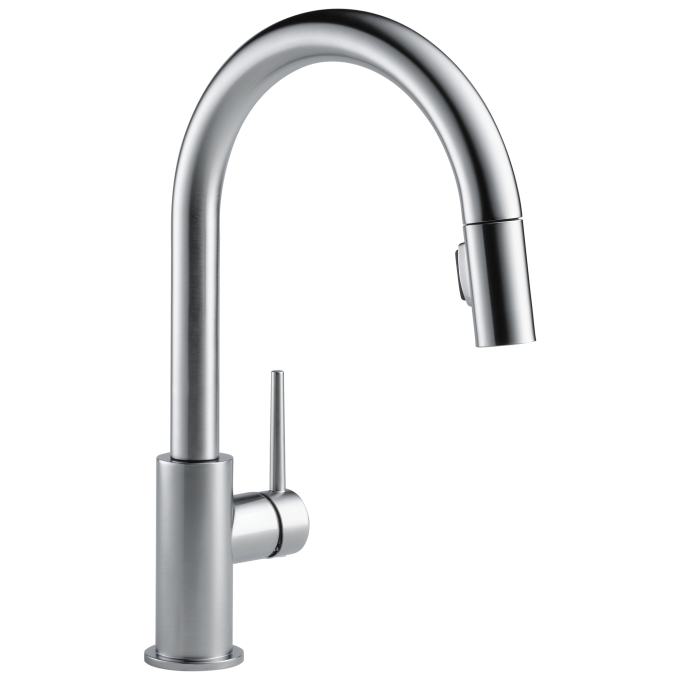 DELTA Trinsic Single Handle Pull-Down Kitchen Limited Swivel — Arctic Stainless