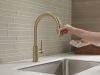 DELTA Trinsic Single Handle Pull-Down Kitchen Limited Swivel — Champagne Bronze