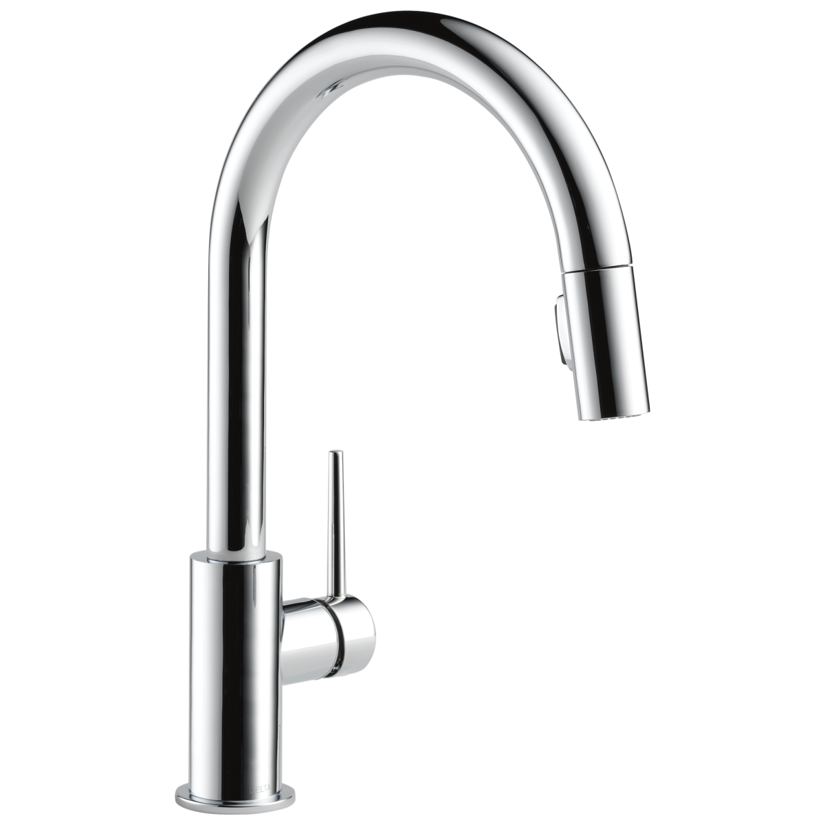 DELTA Trinsic Single Handle Pull-Down Kitchen Faucet — Chrome