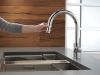 DELTA Trinsic Single Handle Pull-Down Kitchen Limited Swivel — Chrome