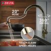 DELTA Trinsic Single Handle Pull-Down Kitchen Faucet — Polished Nickel