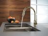 DELTA Trinsic Single Handle Pull-Down Kitchen Faucet — Polished Nickel