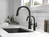 DELTA Other Contemporary Round Beverage Faucet — Matte Black