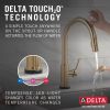 DELTA Trinsic Single Handle Pull-Down Kitchen Faucet with Touch2O Technology — Champagne Bronze