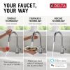 DELTA Trinsic VoiceIQ Kitchen Faucet with Touch2O Technology with Touchless Technology — Arctic Stainless