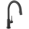 DELTA Trinsic VoiceIQ Kitchen Faucet with Touch2O Technology with Touchless Technology — Matte Black