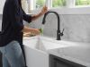 DELTA Trinsic VoiceIQ Kitchen Faucet with Touch2O Technology with Touchless Technology — Matte Black
