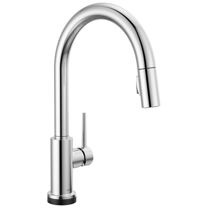 DELTA Trinsic VoiceIQ Kitchen Faucet with Touch2O Technology with Touchless Technology — Chrome