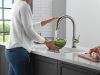 DELTA Trinsic VoiceIQ Kitchen Faucet with Touch2O Technology with Touchless Technology — Black Stainless
