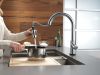 DELTA Trinsic VoiceIQ Single-Handle Pull-Down Kitchen Faucet with Touch2O Technology — Arctic Stainless