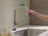 DELTA Trinsic VoiceIQ Single-Handle Pull-Down Kitchen Faucet with Touch2O Technology — Chrome