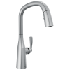 DELTA Stryke Single Handle Pull-Down Kitchen Faucet — Lumicoat® Arctic Stainless