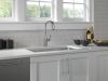 DELTA Stryke Single Handle Pull-Down Kitchen Faucet — Lumicoat® Arctic Stainless