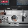 DELTA Stryke Single Handle Pull-Down Kitchen Faucet — Matte Black