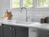 DELTA Stryke Single Handle Pull-Down Kitchen Faucet — Lumicoat® Chrome