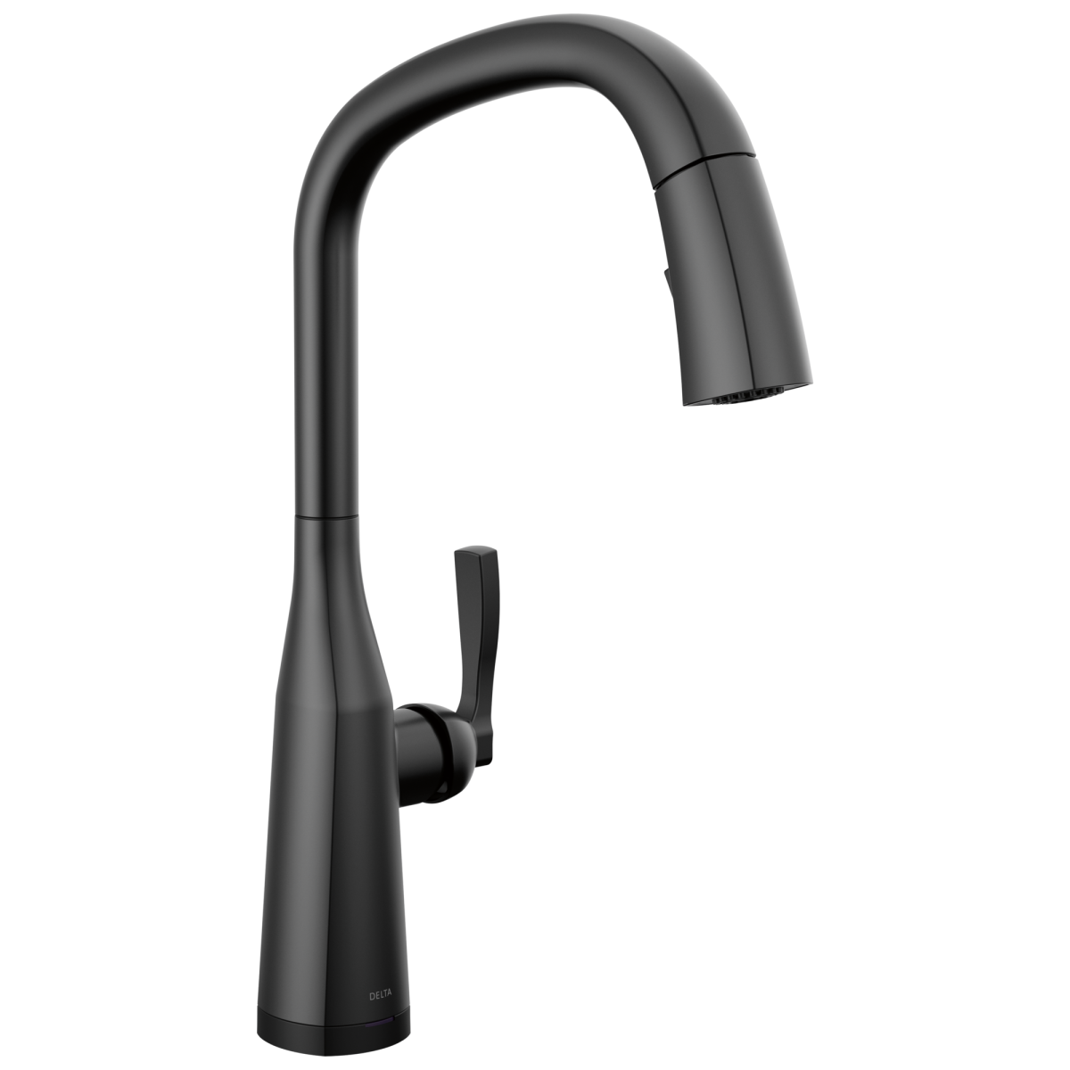 DELTA Stryke Single Handle Pull-Down Kitchen Faucet with Touch2O Technology — Matte Black