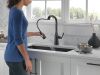 DELTA Stryke Single Handle Pull-Down Kitchen Faucet with Touch2O Technology — Matte Black
