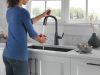 DELTA Stryke Single Handle Pull-Down Kitchen Faucet with Touch2O Technology — Matte Black