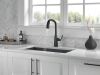 DELTA Stryke Single Handle Pull-Down Kitchen Faucet with Touch2O Technology — Matte Black