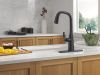DELTA Stryke Touch2O Technology Kitchen Faucet with Touchless Technology — Matte Black