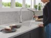 DELTA Stryke Touch2O Technology Kitchen Faucet with Touchless Technology — Lumicoat® Chrome