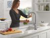 DELTA Stryke VoiceIQ Single Handle Pull-Down Faucet with Touch2O Technology — Lumicoat® Arctic Stainless