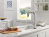 DELTA Stryke VoiceIQ Single Handle Pull-Down Faucet with Touch2O Technology — Lumicoat® Arctic Stainless
